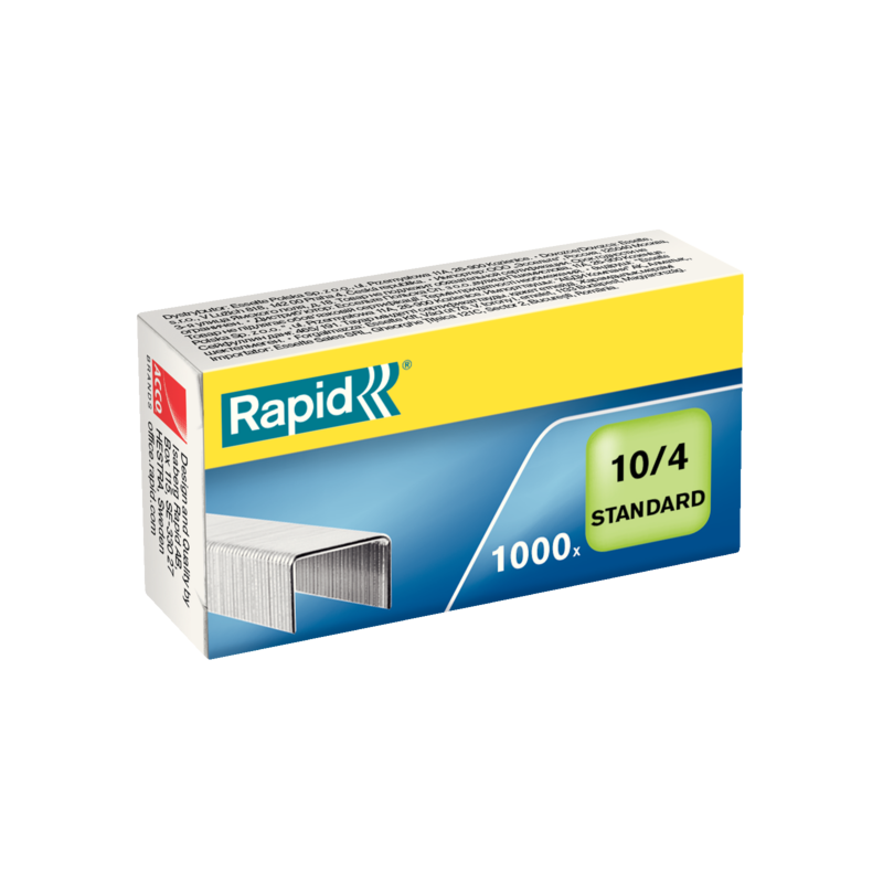 Zszywki Rapid Standard 10/4 1M, 1000 Szt., 24862900