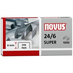 Zszywki 24/6 Din Super 1000Sztuk Novus 040-0026