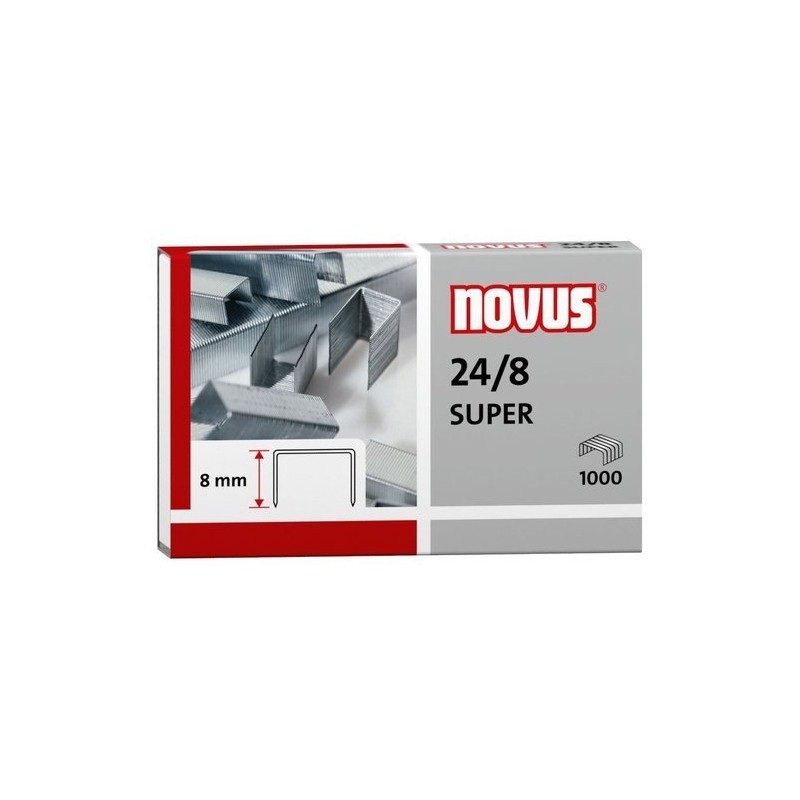 Zszywki Novus 24/8 S 1000Szt. 040-0038