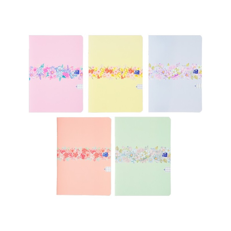 Zeszyt Oxford Flowers A5 60 Kartek Kratka 5X5 Mm Mix 400181450