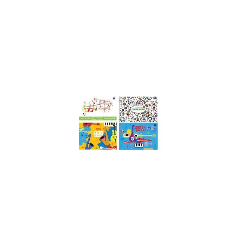 Zeszyt Do Nut B5 16K Mix Szeroka Linia Interdruk 7469