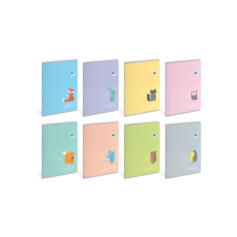 Zeszyt A5 32K Kratka Bebe Kids Pastel 1298 Interdruk