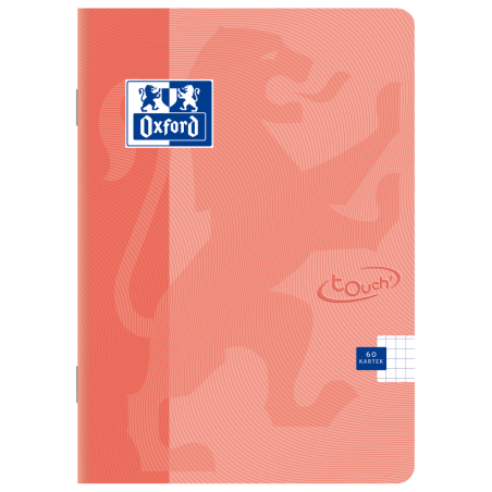 Zeszyt Touch Pastel A5 60K 90G Kratka Z Marginesem Koral 400151700 Oxford