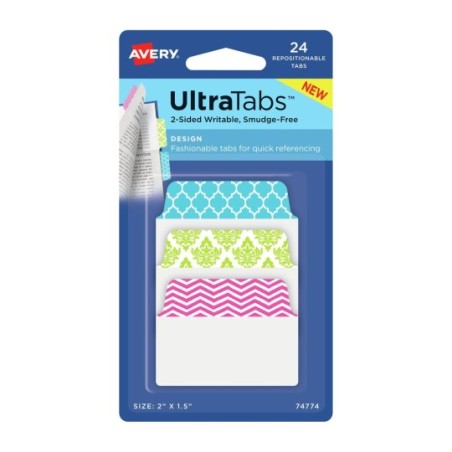 Zakładki Indeksujące 50,8 X 38,1 Mm Mix Wzorów Avery 74774