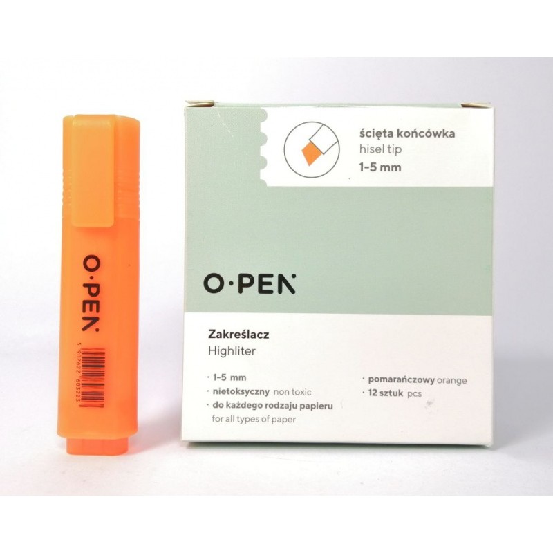 Zakreślacz Pomarańczowy Dh106 Open