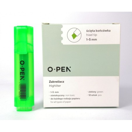 Zakreślacz Zielony Dh106 Open