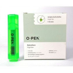 Zakreślacz Zielony Dh106 Open