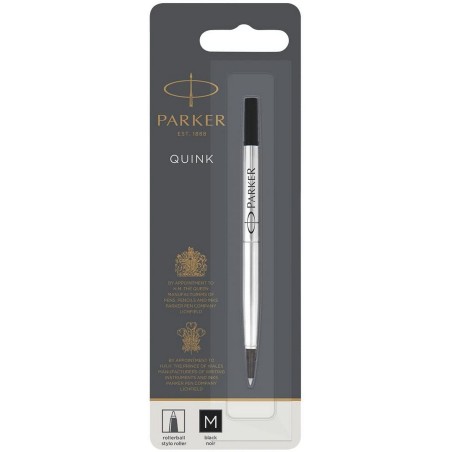 Wkład Do Piór Kulkowych Czarny (M) - 1 Szt. Na Blistrze 1950323 Parker