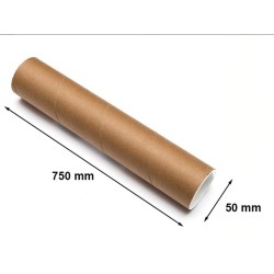Tuba Kartonowa Z Zatyczkami Na B1 50Mmx750Mm