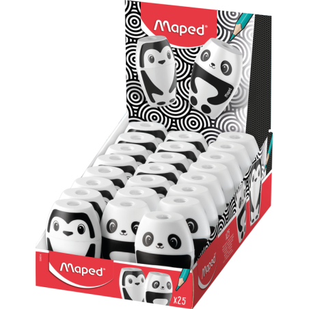 Temperówka Shaker Shakky 1 Otwór Mix Wzorów 034014 Maped