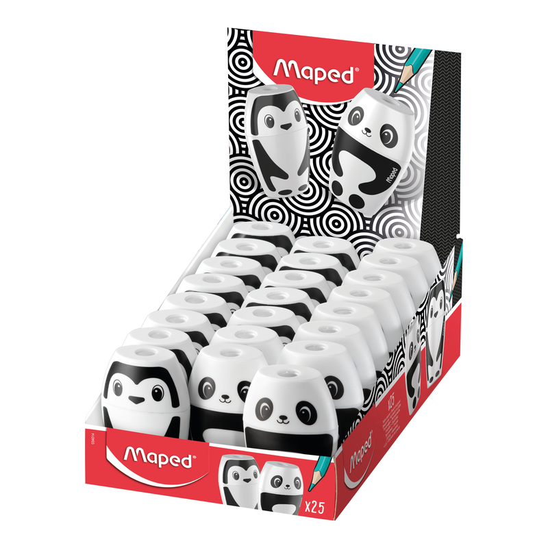 Temperówka Shaker Shakky 1 Otwór Mix Wzorów 034014 Maped