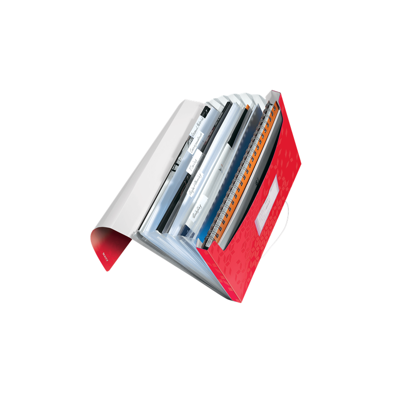 Teczka Z 6 Przegródkami Pp Leitz Wow, Czerwona 45890026