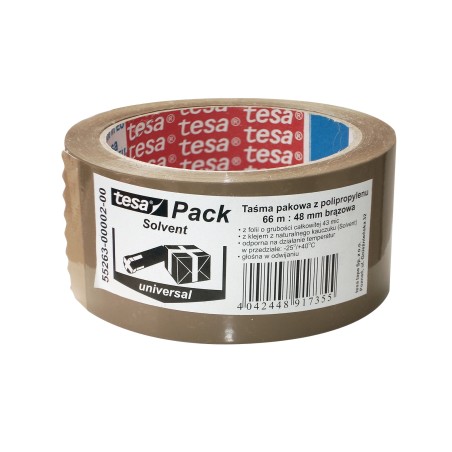 Taśma Pakowa Tesapack Standard Solvent 66M X 48Mm Brązowa 55263-00002-00 Ts