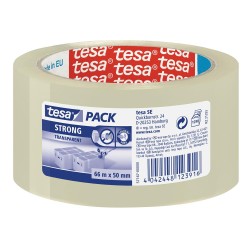 Taśma Pakowa 66Mx50Mm Strong Transparentna 57167-00000-05 Ts Tesa Cicha
