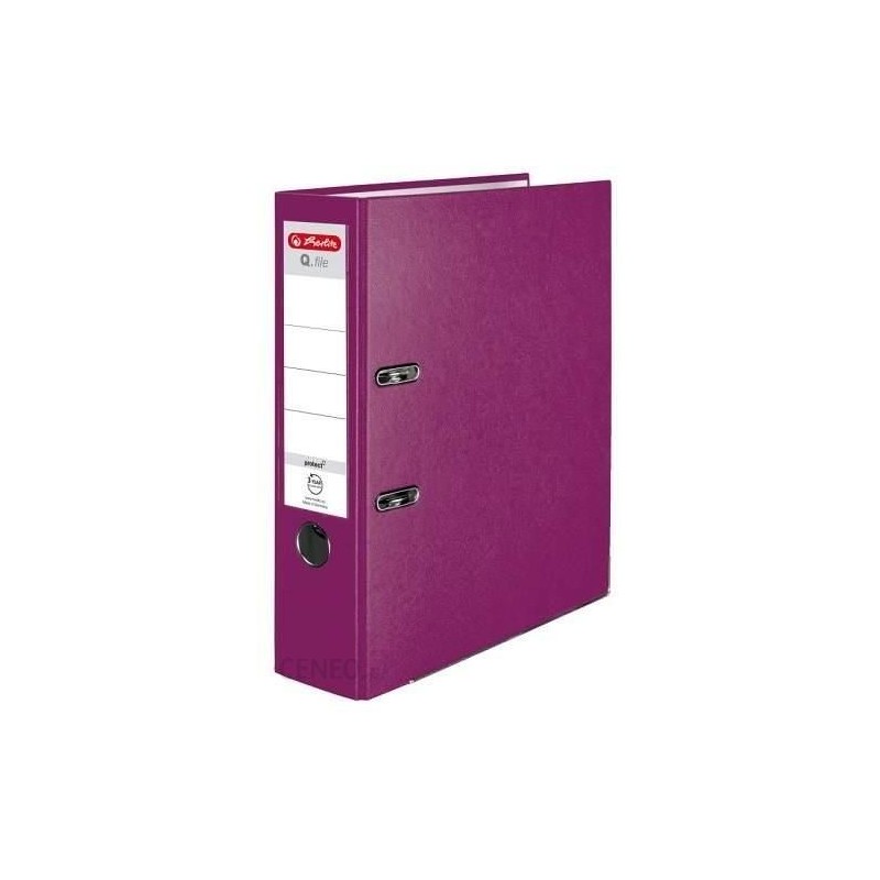 Segregator Q.file A4, 8 Cm, Pp Jagodowy 300004844 Herlitz