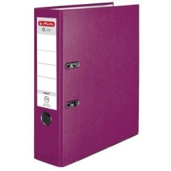 Segregator Q.file A4, 8 Cm, Pp Jagodowy 300004844 Herlitz