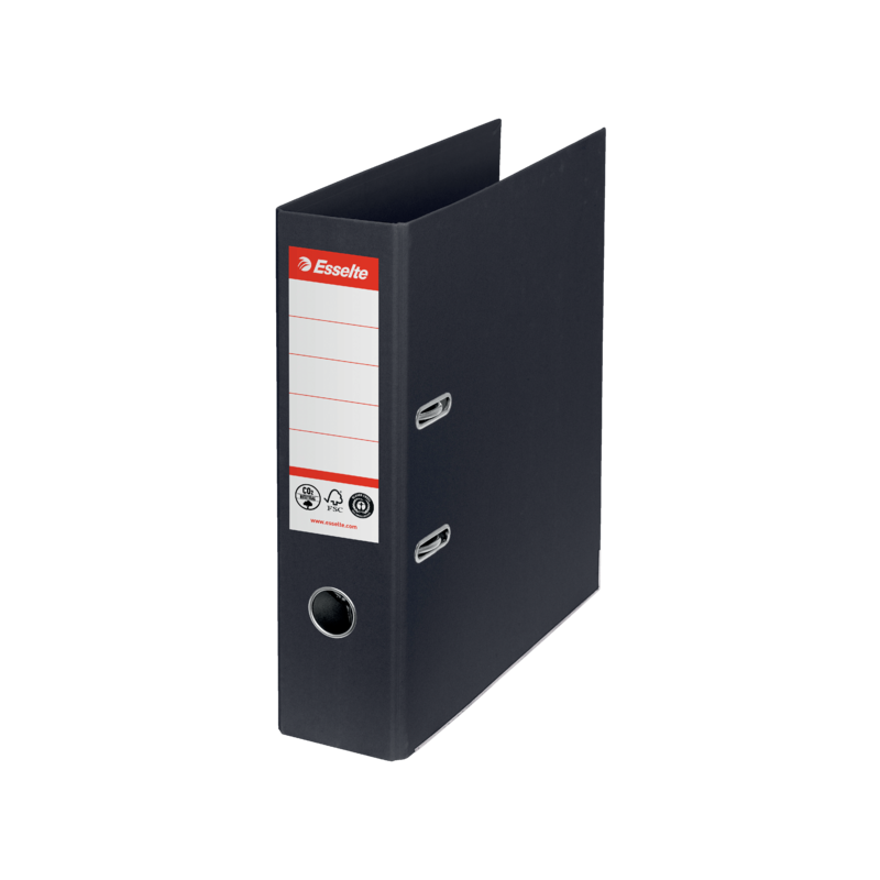 Segregator Esselte No.1 Neutralny Pod Względem Emisji Co2, A4, Szer. 75 Mm, Czarny 627569