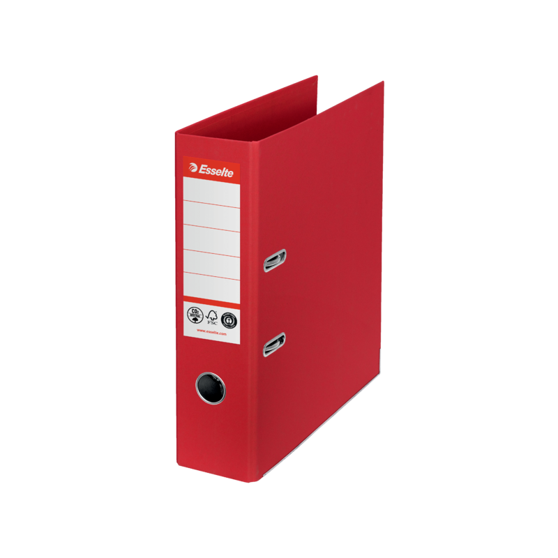 Segregator Esselte No.1 Neutralny Pod Względem Emisji Co2, A4, Szer. 75 Mm, Czerwony 627568