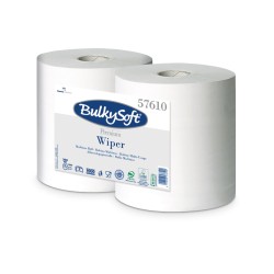 Czyściwo Papierowe Bulkysoft Premium, 2 Warstwy, Kolor Biały, Celuloza, Długość 300M, Idealne Do Szyb, (2 Szt.) 57610
