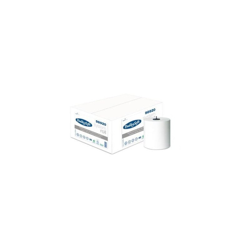 Ręcznik Systemowy W Roli (6 Rolek) 150M 2W Bulkysoft 100% Celulozy 98920