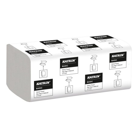Ręczniki Składane Katrin Basic Zig Zag 2 Natural, Zz, 20 X 200, Handy Pack, 35564, Opakowanie: 20 Owijek