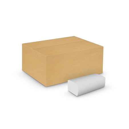 Ręczniki Składane Celuloza, 2 Warstwy, Biały, V-Fold 3000 Listków (20Szt) Velvet Professional No Name 5600047 (Zz)
