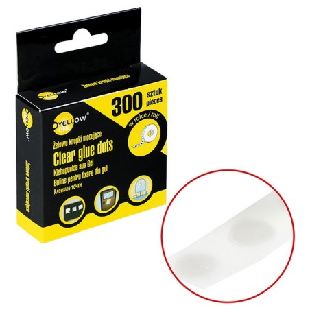 Żelowe Kropki Mocujące  W Rolce Yellow One Yl-10300  125-1042