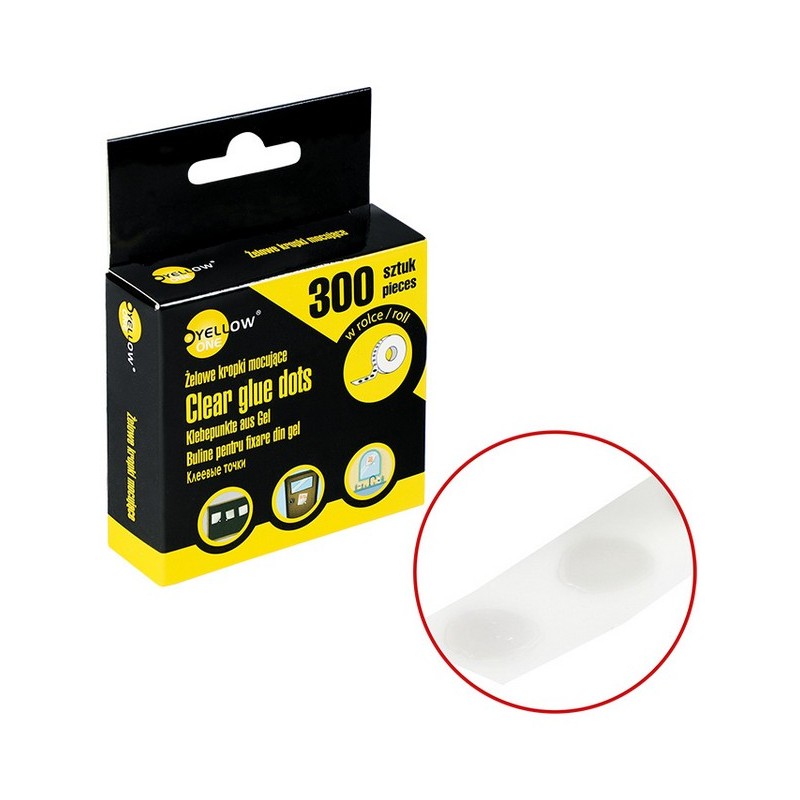Żelowe Kropki Mocujące  W Rolce Yellow One Yl-10300  125-1042