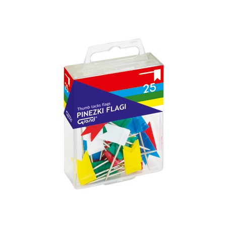 Pinezka Flaga (25) Mix Kolor Grand 110-1001