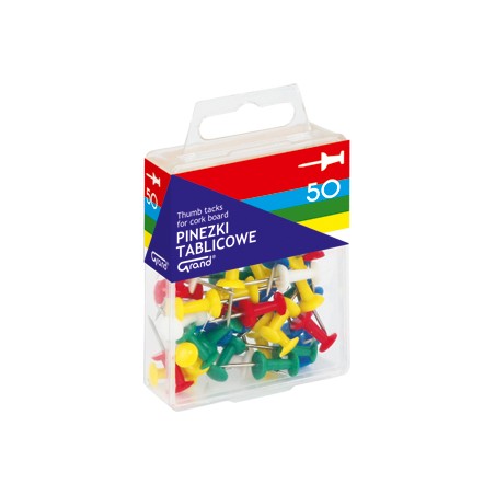 Pinezka Tablicowa (50Szt) Grand 110-1116 Op. Plastikowe