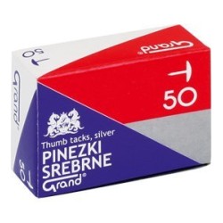 Pinezki Srebrne S50 (10Paczek) Grand 110-1378
