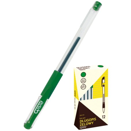 Pióro Żelowe Gr-101 Zielony 160-1028 Grand