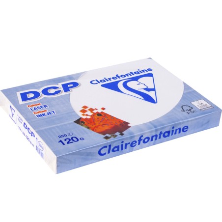 Papier Xero Satynowy A4/120G Dcp Ivory Kość Słoniowa 6824 250Ark Clairefontaine