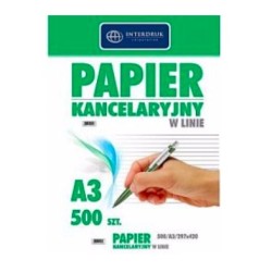 Papier Kancelaryjny A3 Linia (500) Interdruk
