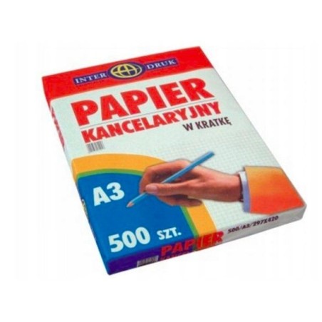 Papier Kancelaryjny A3 Kratka(500) Interdruk