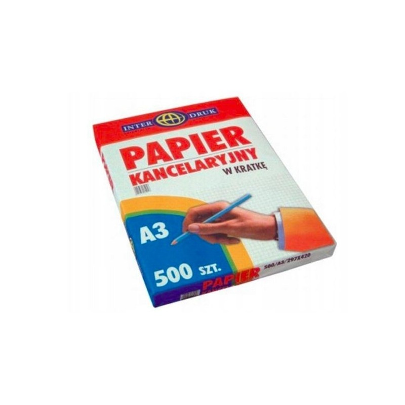 Papier Kancelaryjny A3 Kratka(500) Interdruk