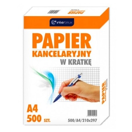 Papier Kancelaryjny A4 Kratka (500) Interdruk