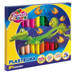 Plastelina 24 Kolory Sweet Colours 90522 Koma-Plast