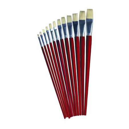 Pędzle 579 Płaskie 12 Szt. Rozm. 1-12, 12 Szt. Grand 170-1423
