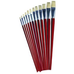 Pędzle 579 Płaskie 12 Szt. Rozm. 1-12, 12 Szt. Grand 170-1423