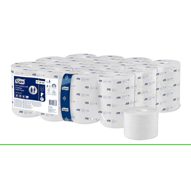 Papier Toaletowy Tork, Optiserve/Mid-Size, 2 Warstwy, Kolor Biały, (24) Bez Gilzy, T7Advanced 472630