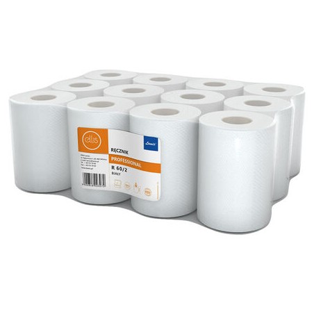 Papier Toaletowy Professional 36/3 36M 3Warstwy Biały (24 Rolki) Celuloza Ellis 6330