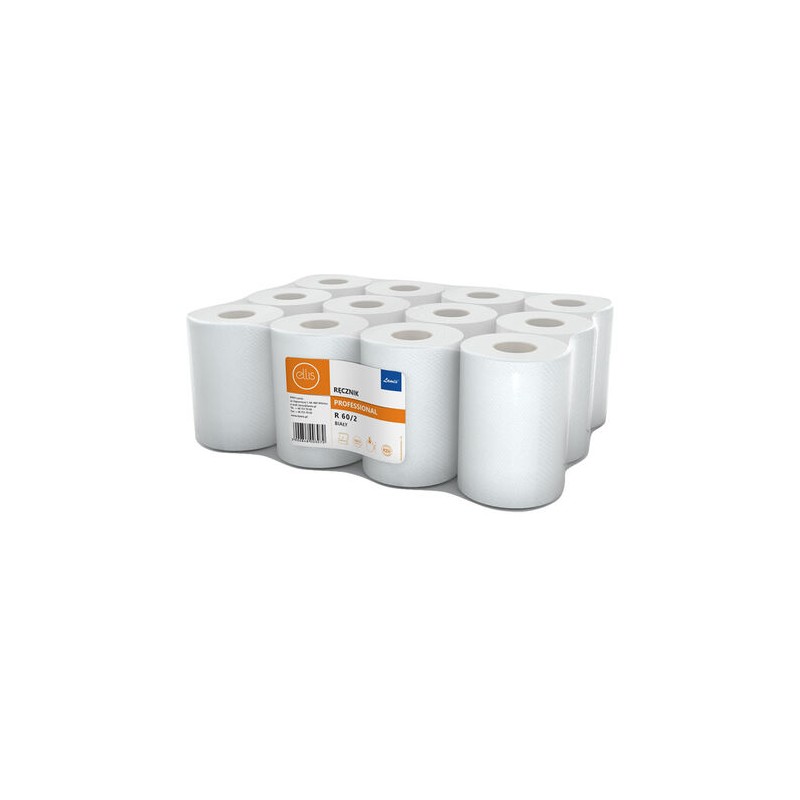 Papier Toaletowy Professional 36/3 36M 3Warstwy Biały (24 Rolki) Celuloza Ellis 6330