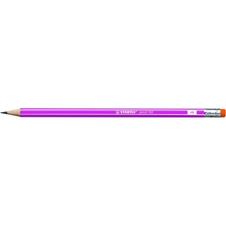 Ołówek 160 Z Gumką Hb Pink Stabilo 2160/01-Hb