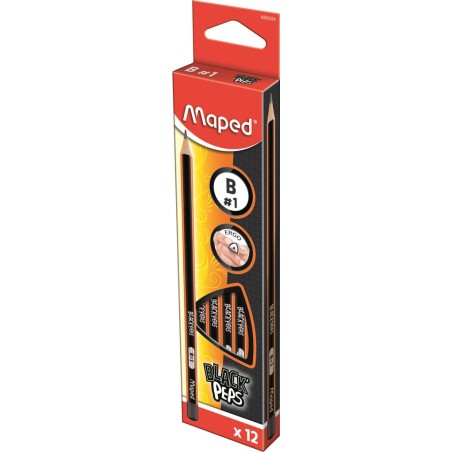 Ołówek Drewniany Blackpeps B Maped 850024
