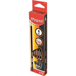 Ołówek Drewniany Blackpeps B Maped 850024