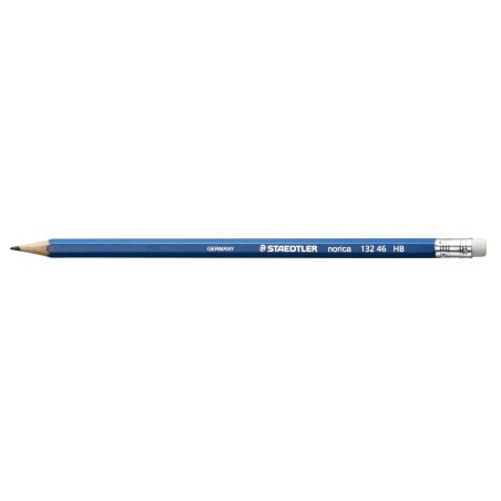 Ołówek Norica, Szeciokątny, Z Gumką, Tw. Hb, Staedtler S 132 46-Hb