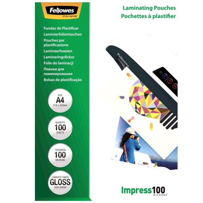 Folie Do Laminacji Błyszczące A5 100Mic. 5351002 Fellowes