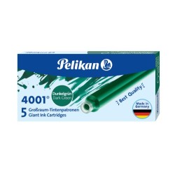 Naboje Do Piór Długie Ciemnozielone 300004043 Pelikan