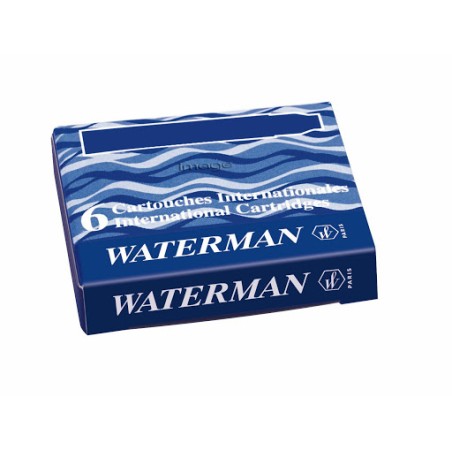 Naboje International (6 Szt) Niebieski Floryda S0110950 Waterman